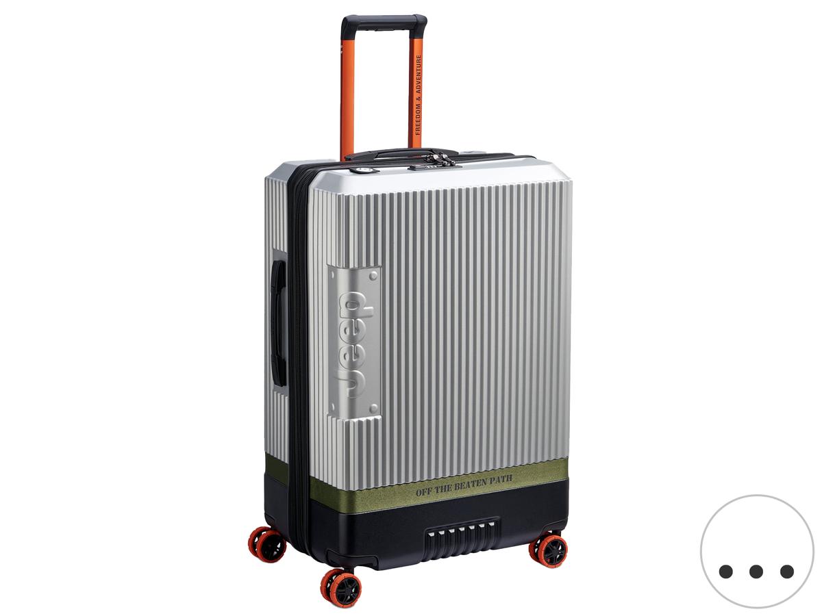 Jeep Uitbreidbare Trolley XL - 81 cm - Silver