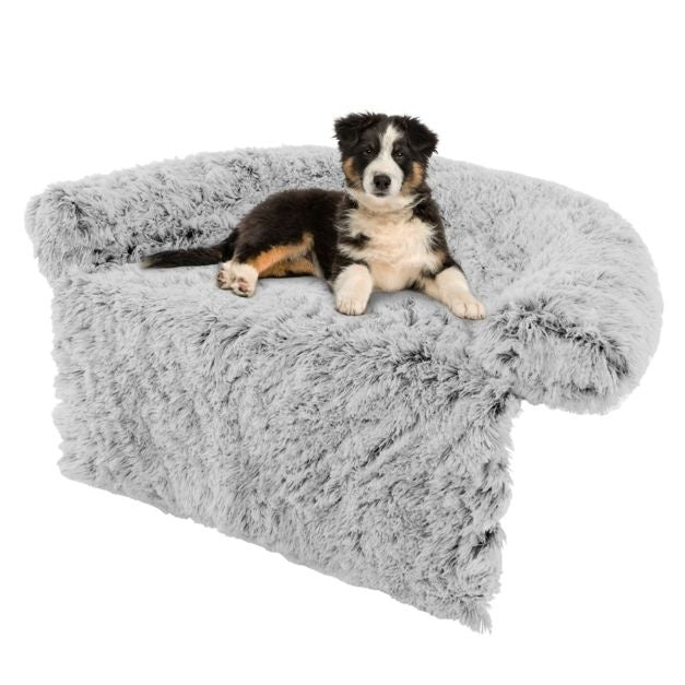 Coast Hondendeken - Pluche - Wasbaar - 112 x 108 x 18 cm - Grijs