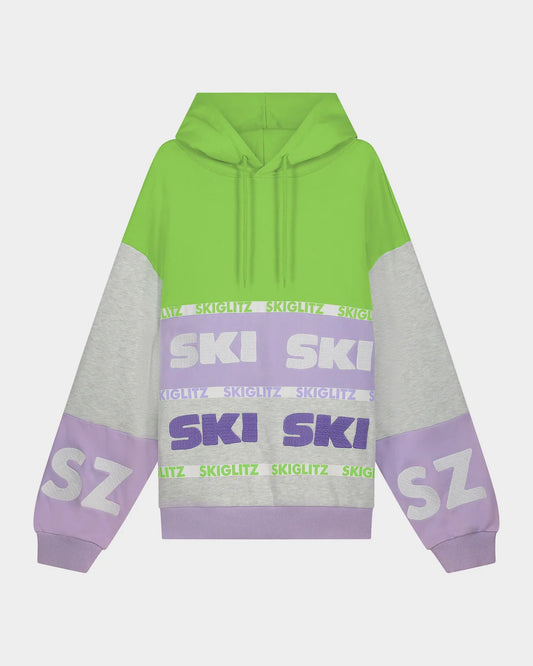 Stieglitz Heidi Hoodie trui Melange grijs - Oversized comfort - 80% katoen / 20% polyester - SKIGLITZ collectie - Maat M