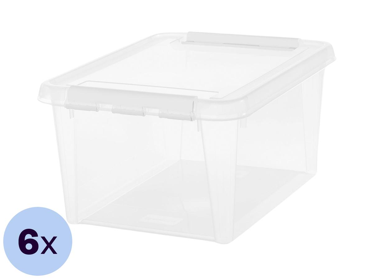 Orthex SmartStore Home 31 Transparent - 32 L - Set van 6