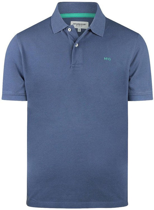 McGregor Klassiek Poloshirt - Vintage Blue - maat M