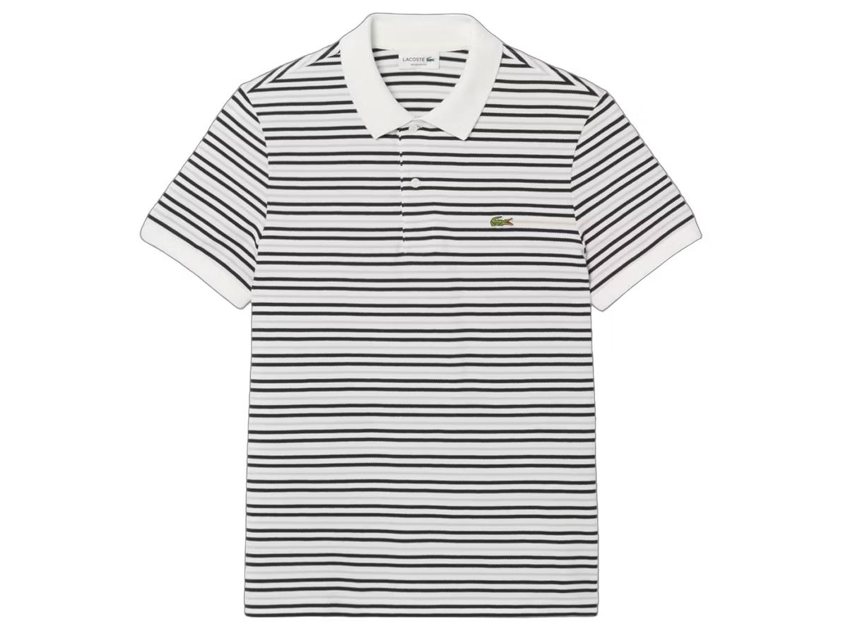 Lacoste Poloshirt - Korte Mouw - maat 7 - Blackbird/Flour