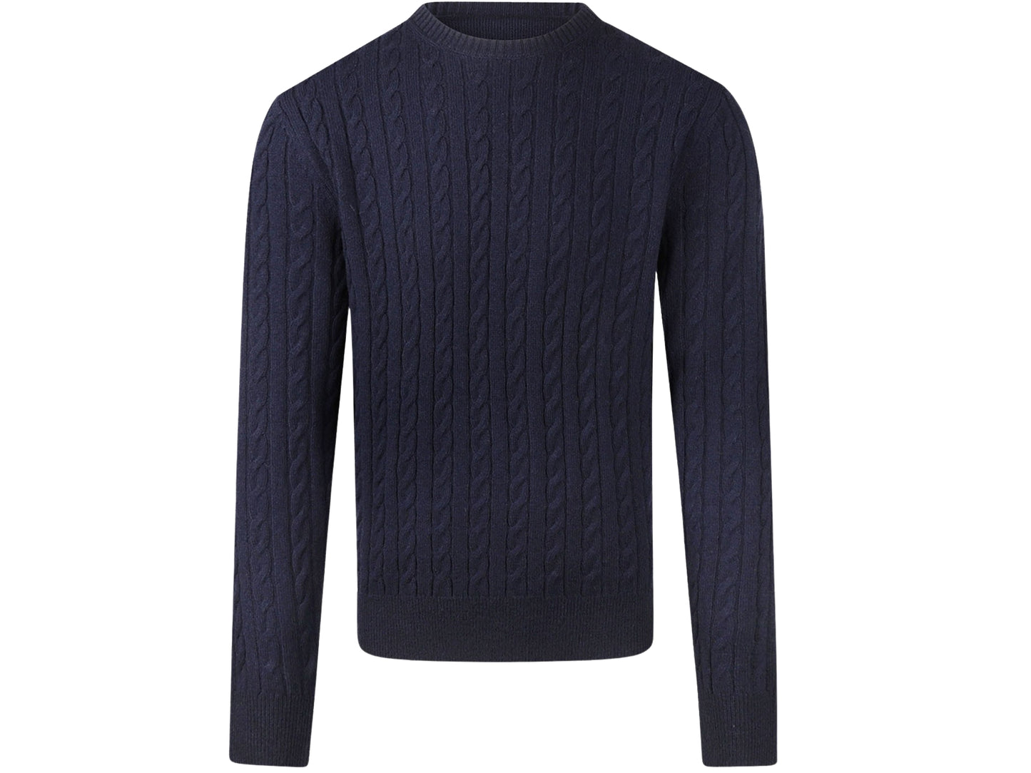 McGregor Cable Crew Neck Sweater Navy - Maat S - Donkerblauw
