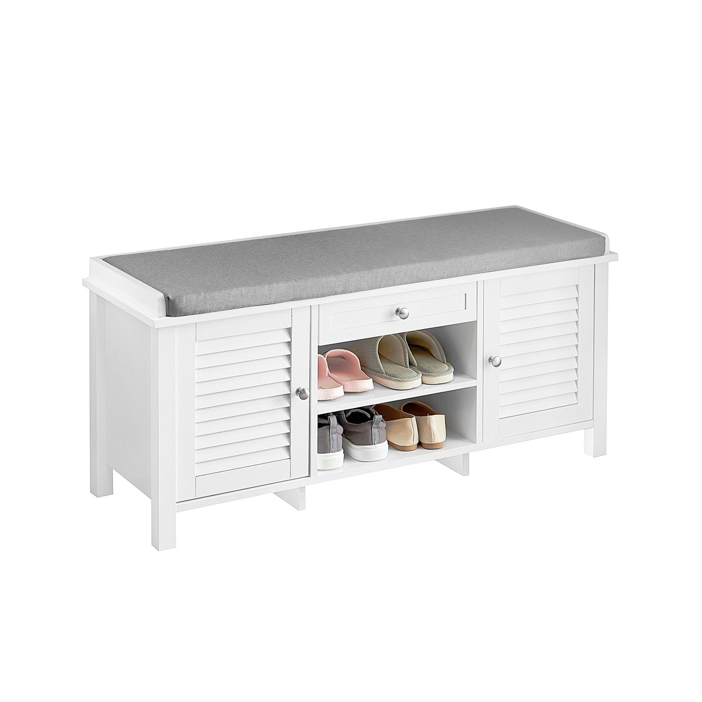 SoBuy Opbergbank - Hout - 110x35x50cm