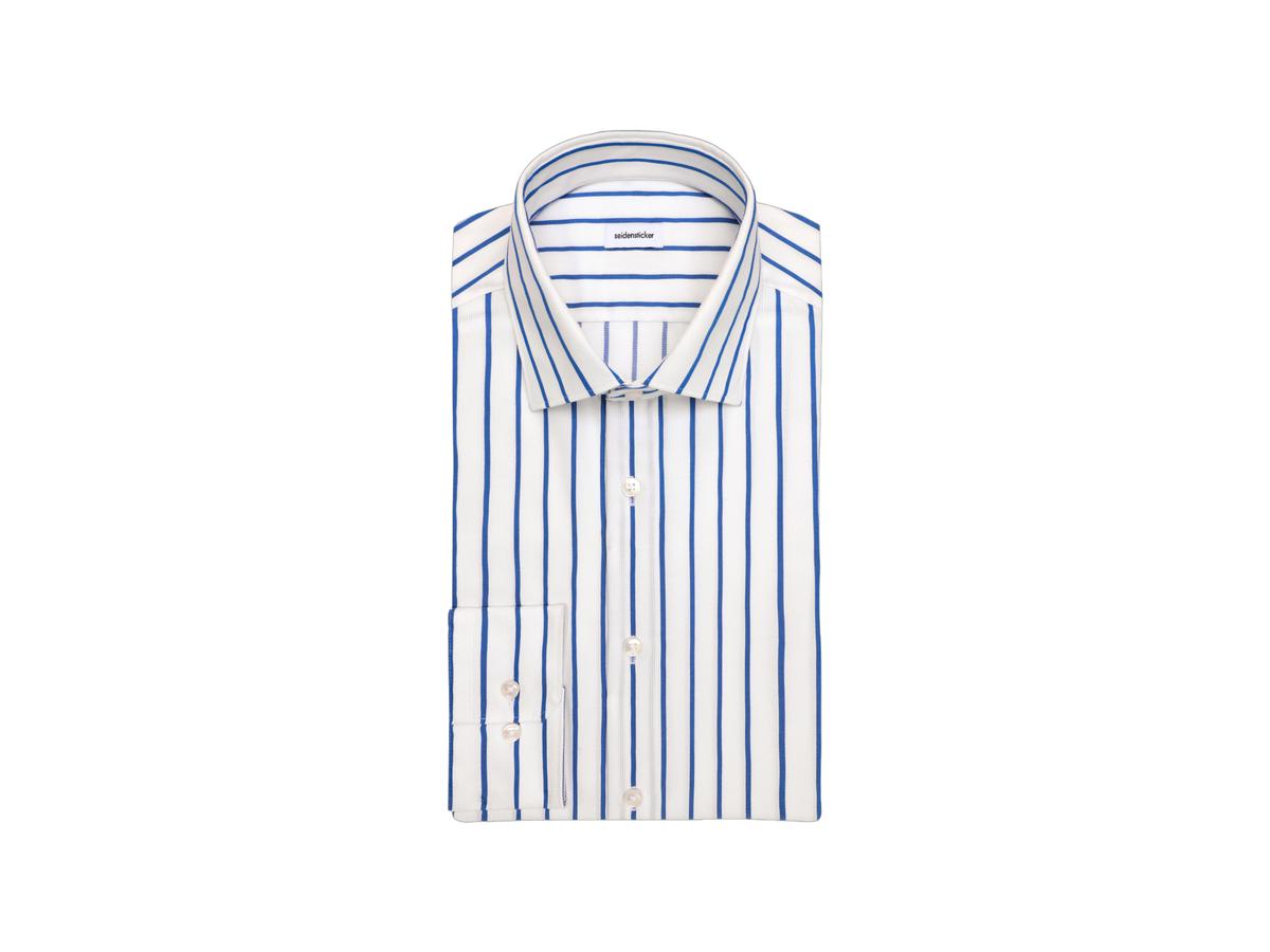 Seidensticker New Kent Slim Fit Overhemd - 38 Mid Blue 01.849889-15
