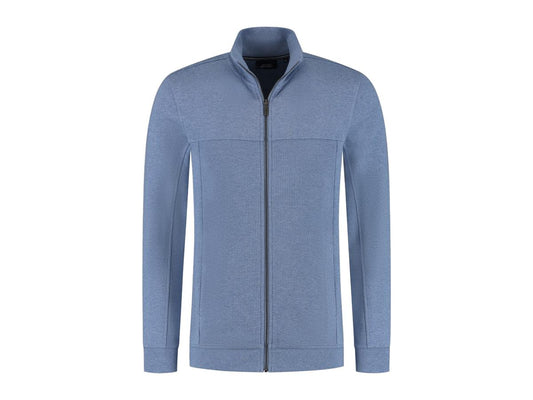 Boston Brothers Full Zip Sweat Vest - Blue - maat M