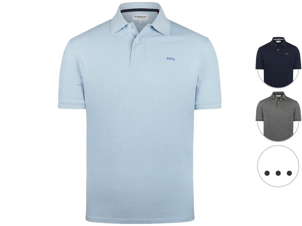 McGregor Classic Poloshirt - Bold Stripe - maat M - Terra