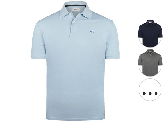 McGregor Classic Poloshirt - Bold Stripe - maat M - Terra