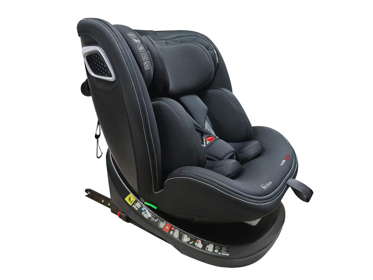 Carkids Noa I-Size Autostoeltje - 360° Draaibaar - Isofix + SPS - Zwart