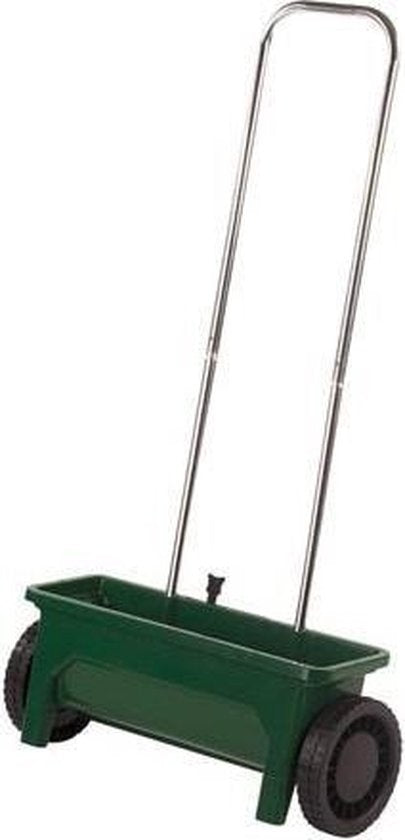 Toolland Strooiwagen, instelbare dosering, strooimateriaal 0-8 mm, 12 liter, groen
