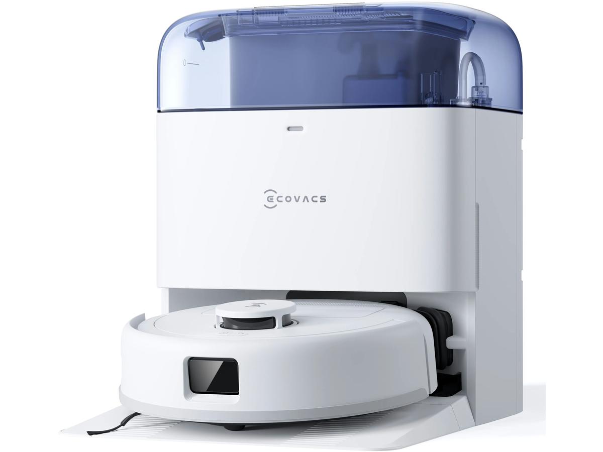 Ecovacs Deebot Mini Stofzuig- en Dweilrobot met Klein Omni Station - Compact en Efficiënt