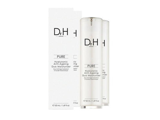 Skin Chemists Dr H Hyaluronic Acid Anti-Ageing Duo Moisturiser - 2 x 50 ml - Hydraterend en Verjongend