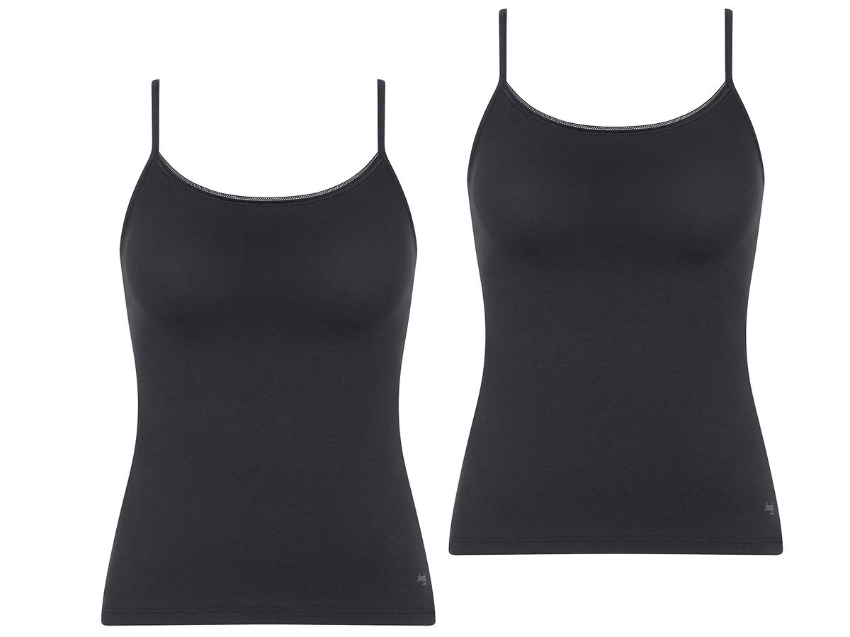 Sloggi Pure Comfort H Spaghetti Top - Zwart - maat XS