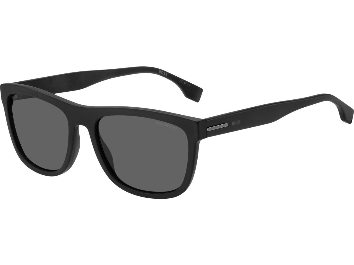 Hugo Boss Wayfarer zonnebril Matte Black 58-18-150 heren