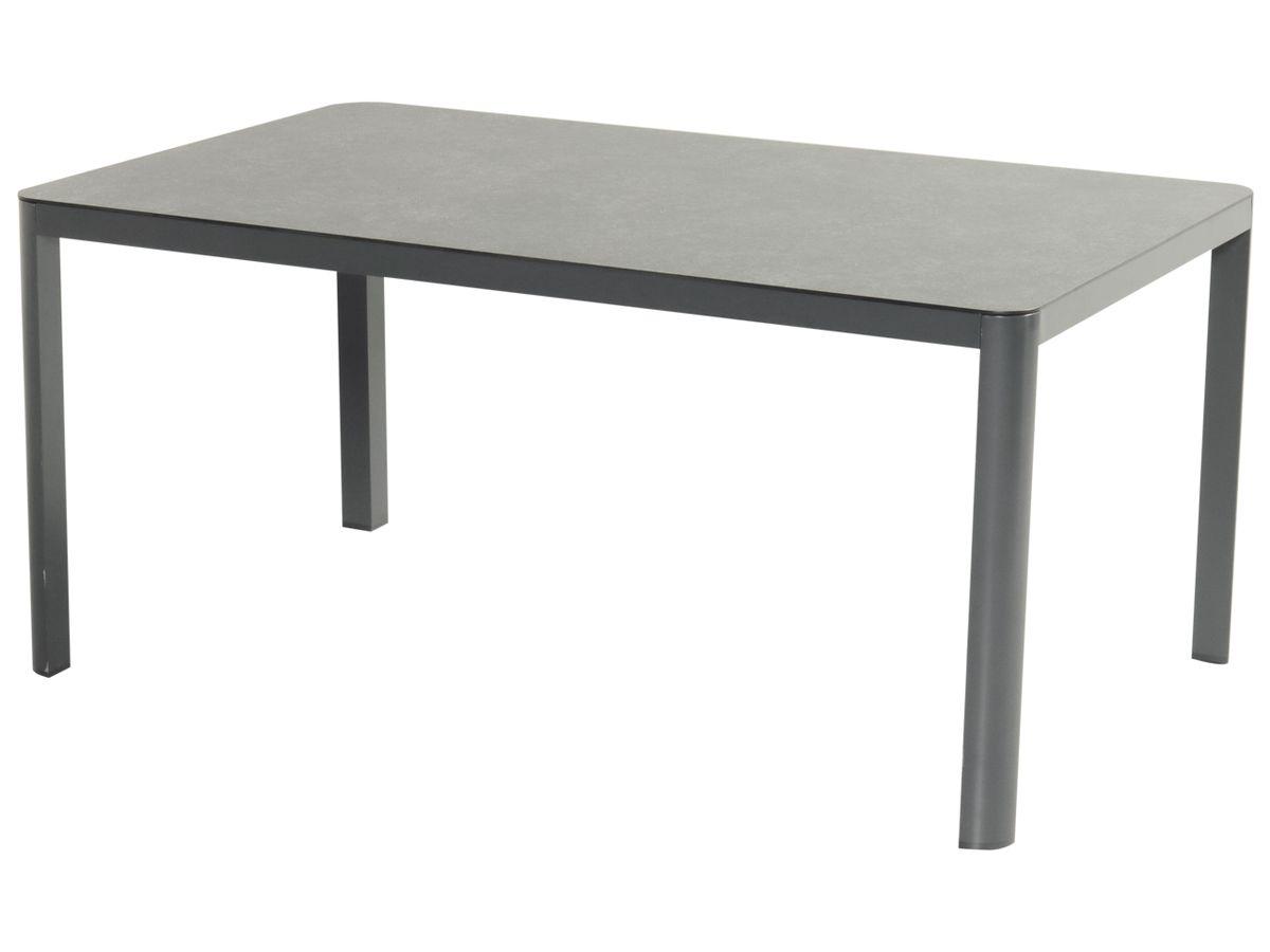 Hartman Jill Rondo Eettafel - Keramisch Glasblad - Zwart - 160x90x74 cm