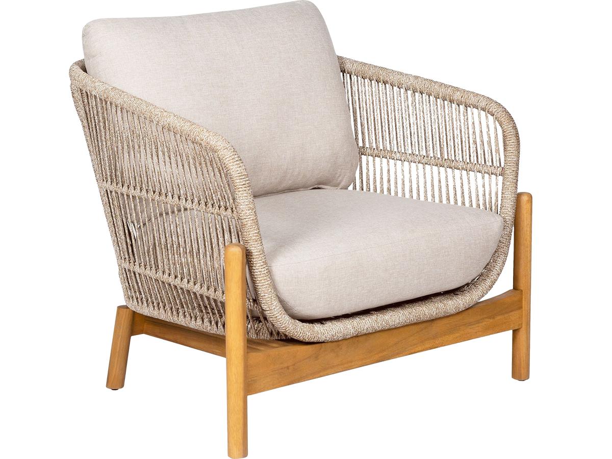 House Nordic Terracina Loungestoel - Grijs - 80x70x75 cm