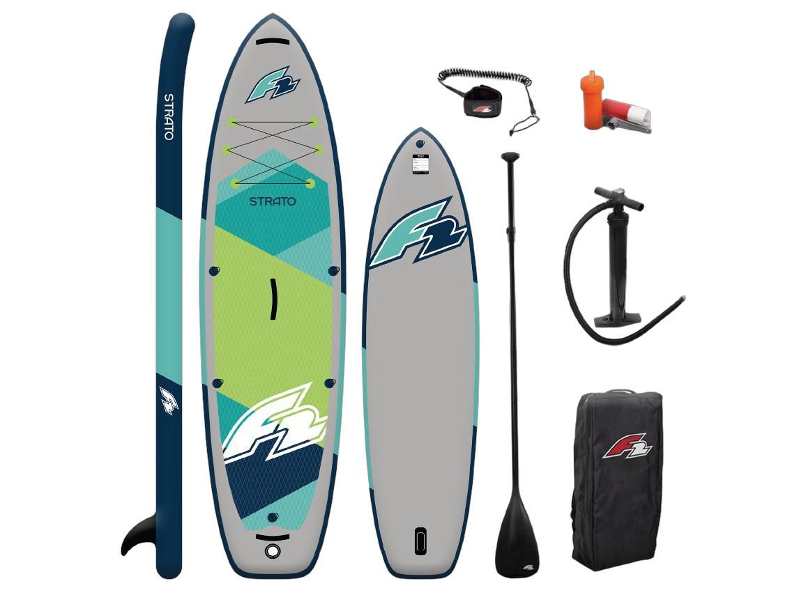 F2 Allround Supboard Strato - Opblaasbaar - Groen - 381 cm
