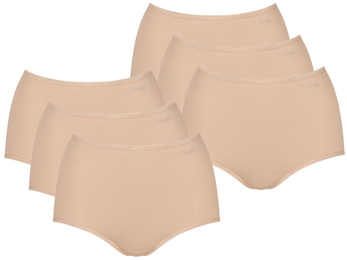 Sloggi Pure Comfort H Maxi Slip - 3-pack - maat S - Skin
