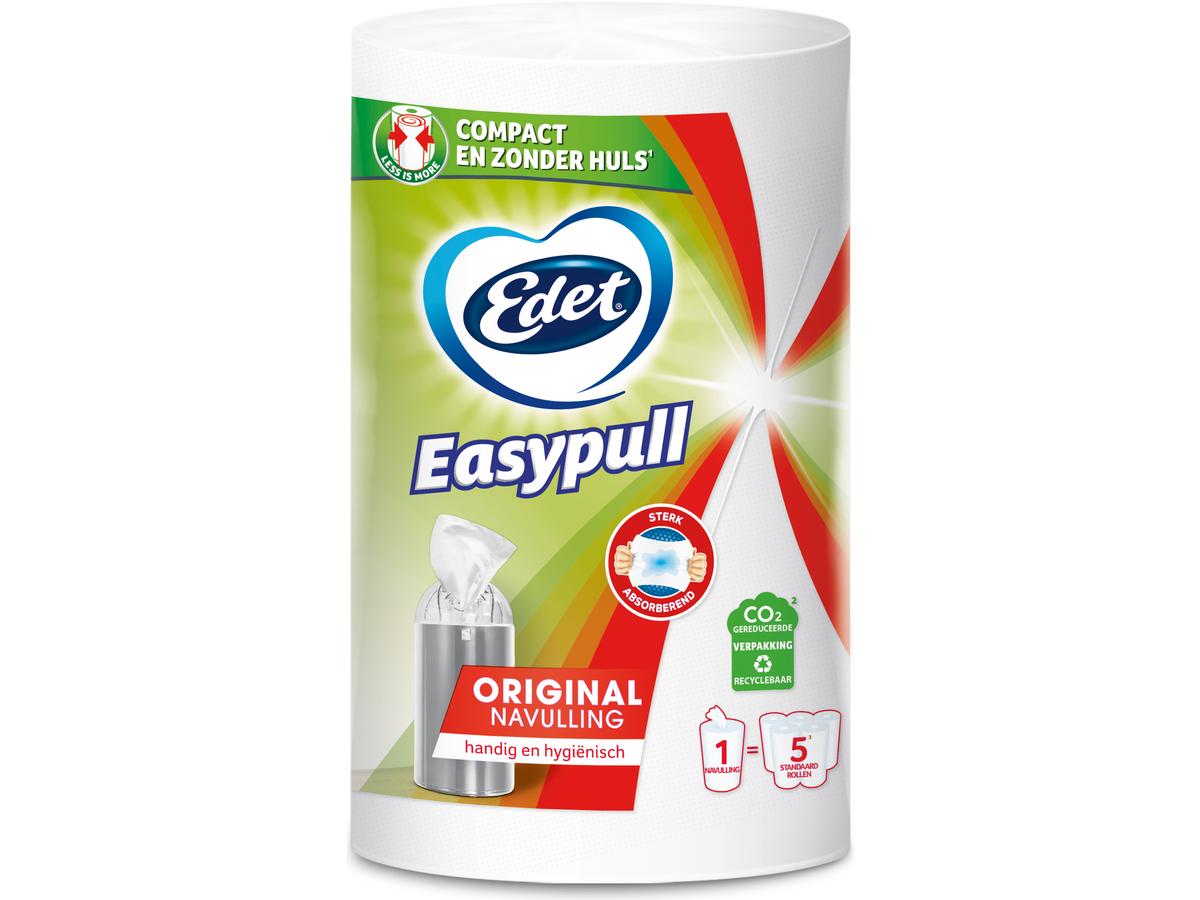 Edet Easypull Original Navulrol - 6 Stuks - Wit