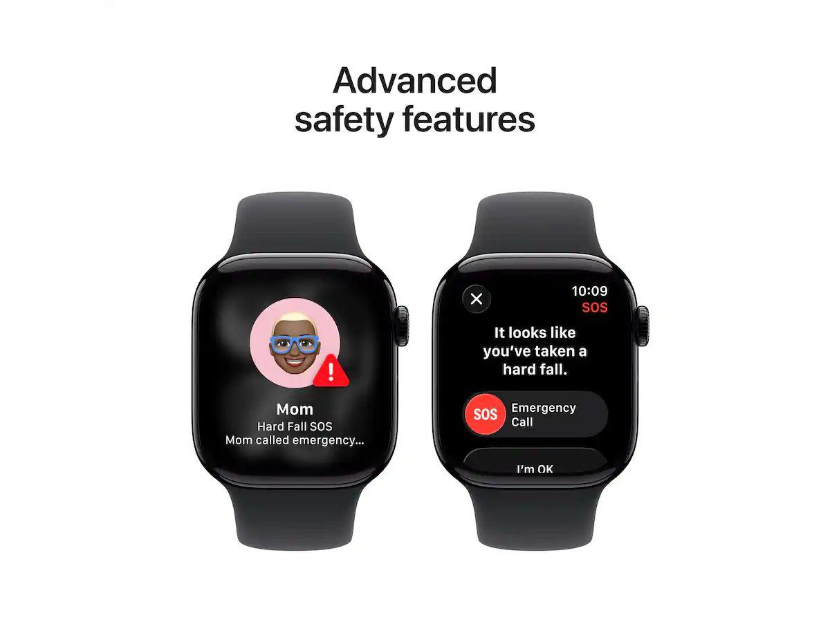 Apple Watch Series 11 GPS - 42 mm - Jet Black Aluminium - S/M