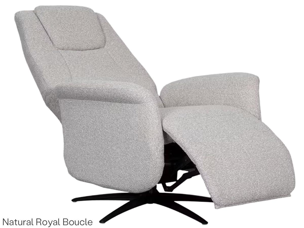 Label51 Stockholm Elektrische Fauteuil - Royal Bouclé - 77x87x112 cm - Naturel