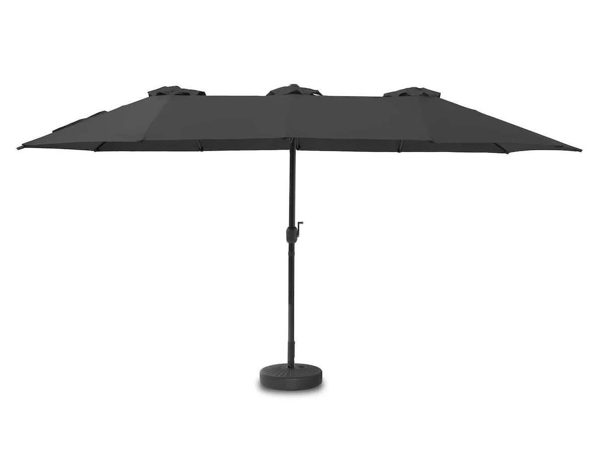 Feel Furniture Toscano Dubbele Parasol - 4.5 Meter - Antraciet - UV50 - 200gr