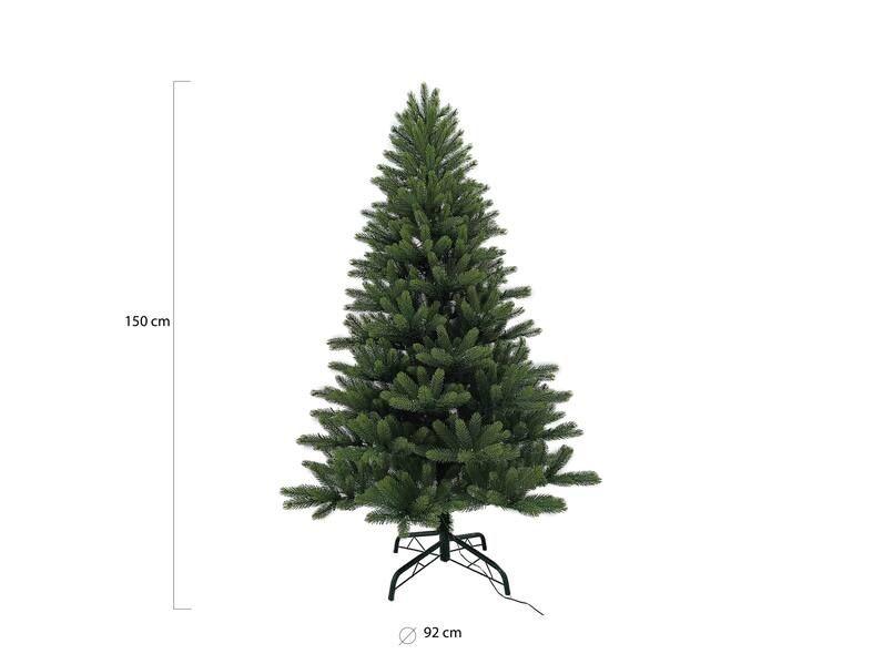 Kunstkerstboom Lucas - PE Materiaal - 92 x 150 cm - Groen