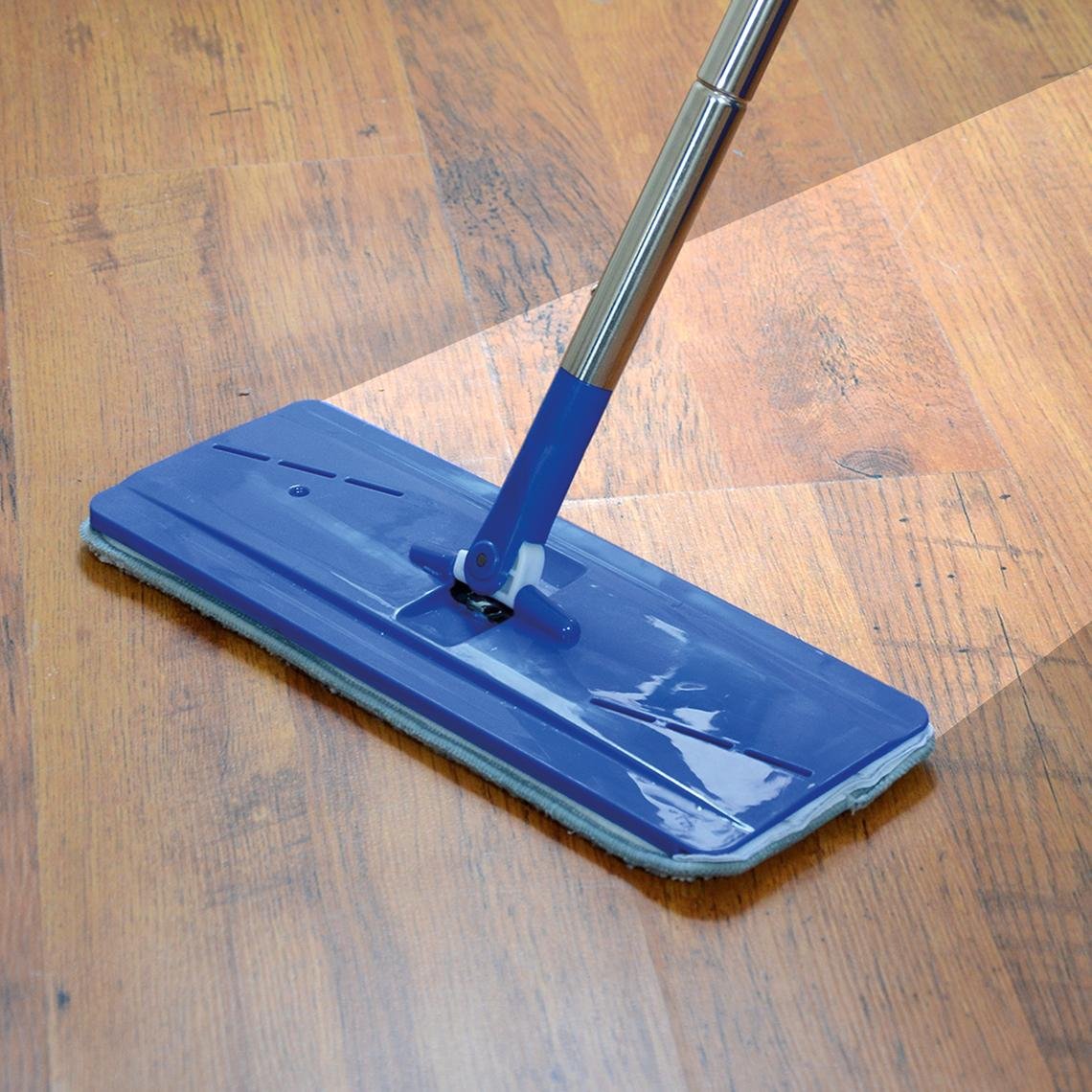 Livington Touchless Mop Vloerwisser - Uitwringfunctie Zonder Vuile Handen - Inclusief Microvezelpad - 2,7L Dubbel Eimersysteem