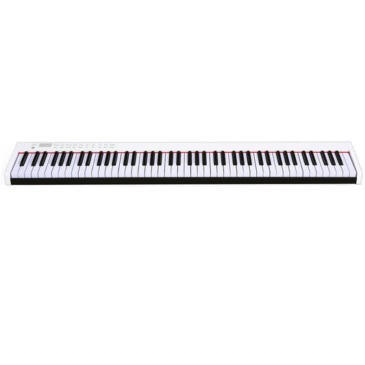 Coast Digitale Piano met 88 Toetsen Draagbaar Inclusief Tas - Wit
