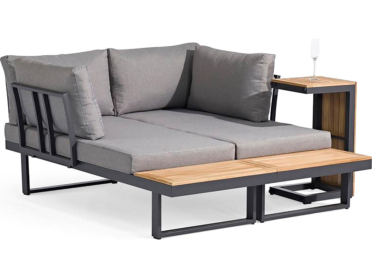 SenS-Line Olympia Loungeset - Multifunctioneel Design - 4-zits - Antraciet