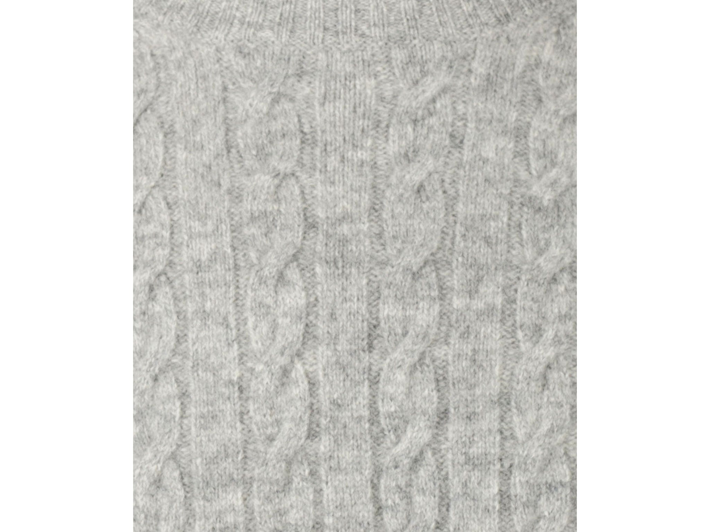 McGregor Cable Crew Neck Sweater Medium Grey Melange - Maat S