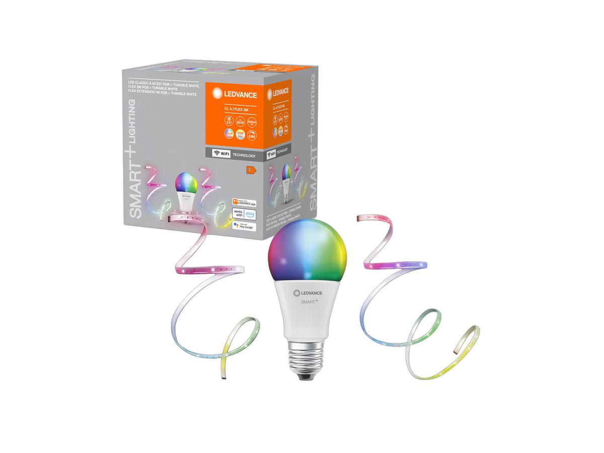 Ledvance Smart+ Wifi Classic E27 Kit - RGBW LED Lampen - 2 Stuks