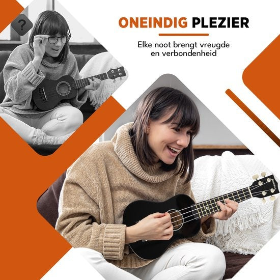 Finesse Ukelele - Starterset - 21" - Muziekinstrument - Hilo Model