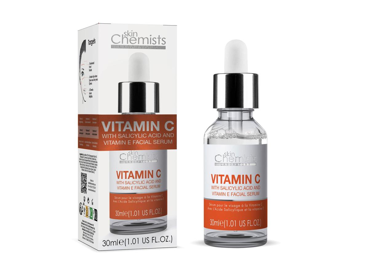Skin Chemists Vitamin C Facial Serum - Anti-Aging - 30 ml - Transparant