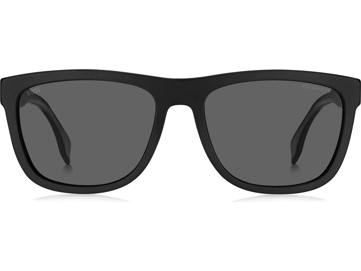 Hugo Boss Wayfarer zonnebril Matte Black 58-18-150 heren