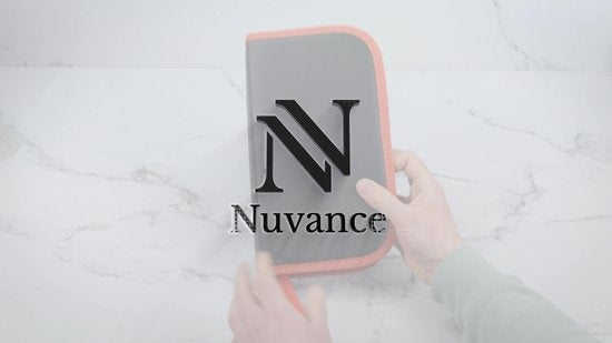 Nuvance - Houtbrander Set - Pyrografie voor Hobby - Soldeerbout - incl. 34 Opzetstukken & 2 Oefen Sjablonen - Soldeerset - Soldeer