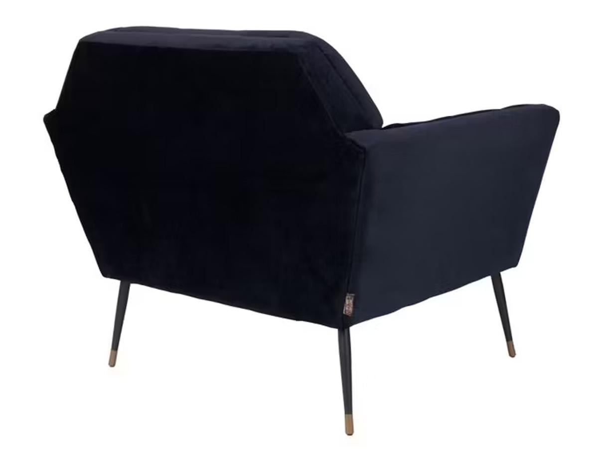 Dutchbone Kate Fauteuil - Lounge Chair - Deep Blue - 80x75x85 cm
