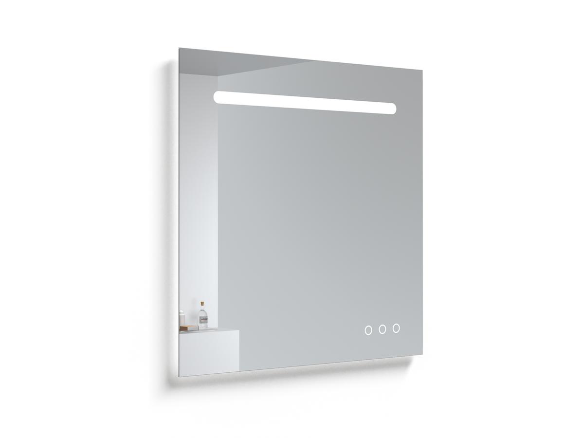 Kame Match Badmeubelset met Spiegel - Mat Wit - 80x81 cm