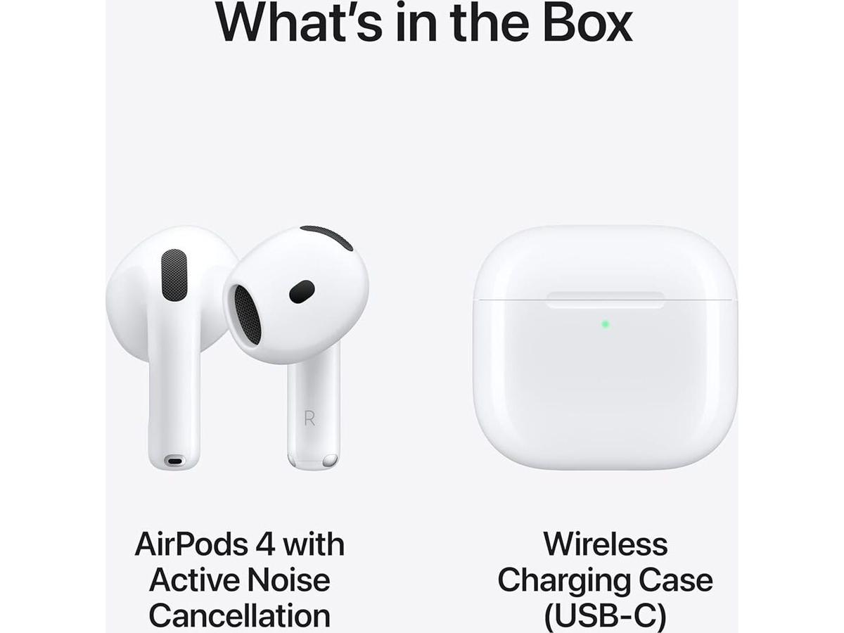Apple AirPods 4 ANC draadloze oordopjes met actieve ruisonderdrukking - wit