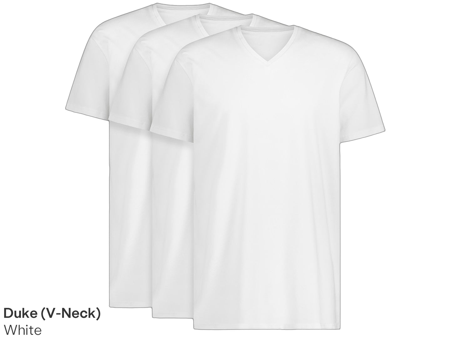 LebasQ Bamboo T-Shirt 3-pack - zwart - maat M - V-hals heren