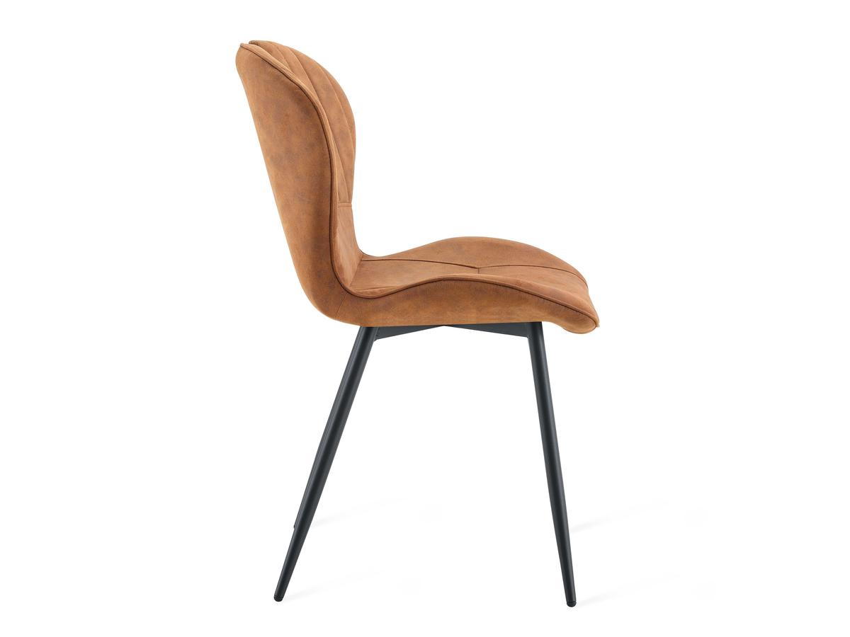Multifurn Sten Eetkamerstoel - Microleder Cognac - Duopack 2 stuks