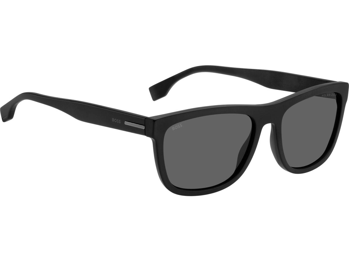 Hugo Boss Wayfarer zonnebril Matte Black 58-18-150 heren