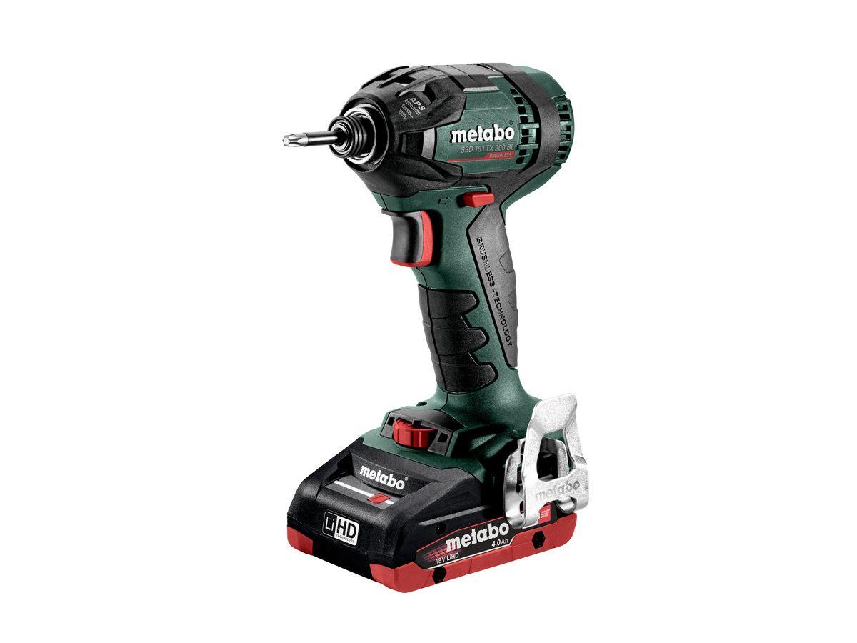 Metabo 18V Combo Set SBLTBL + SSDBL - 2x 4.0 Ah accu's, lader en koffer