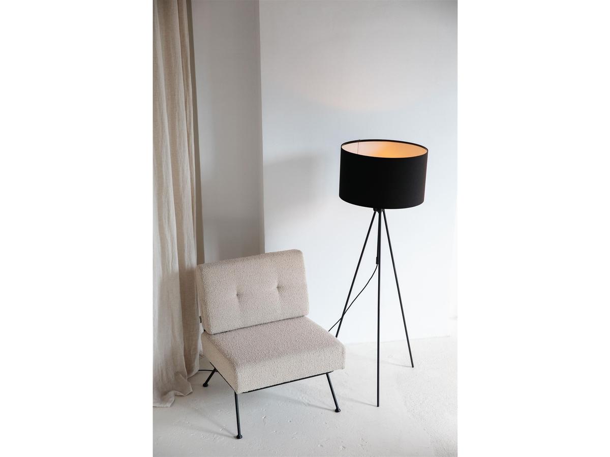 Zuiver Lesley Vloerlamp - Industrieel Design - Zwart - hoogte 145 cm
