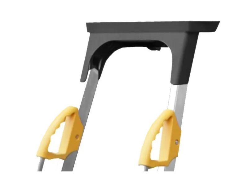 Drabest Tool Tray Ladder - Enkelzijdig - Aluminium - 8 Treden - Met Handrail