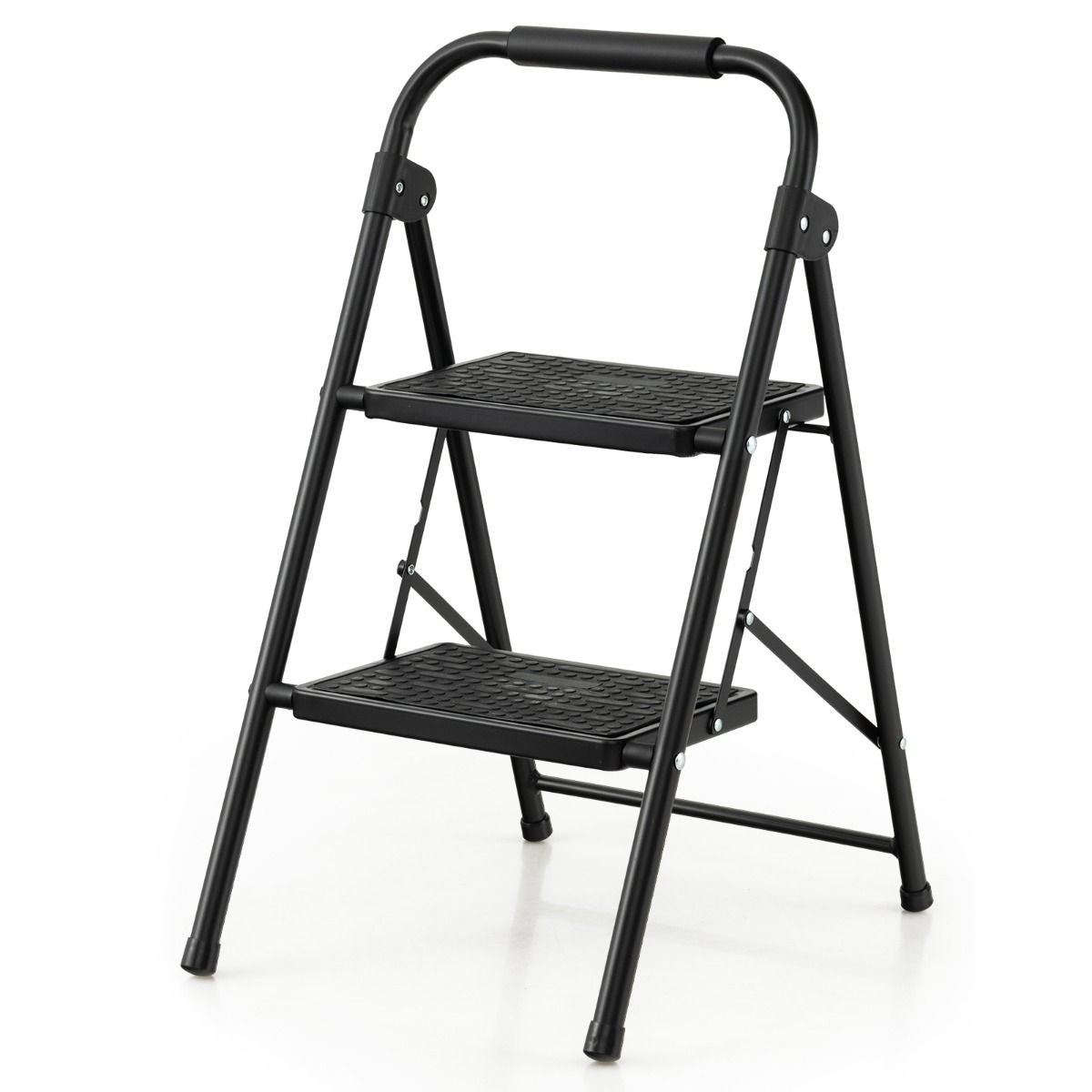 Coast Keukentrapje - 2 Treden - Max. 265 kg - 47 x 39 x 71 cm - Zwart
