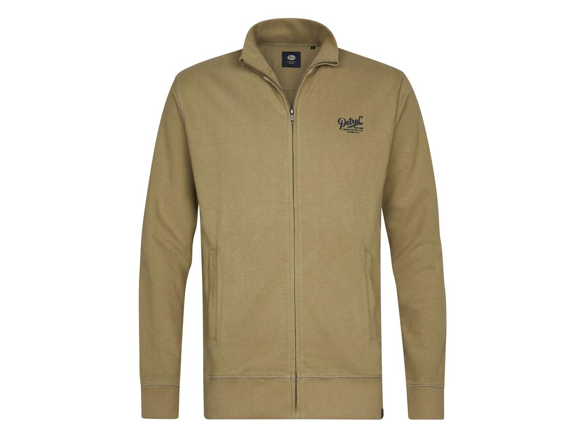 Petrol Industries Vest Navy Blue M-1060-SWC110-5178-S - Heren Sweater Collar Zip Maat M