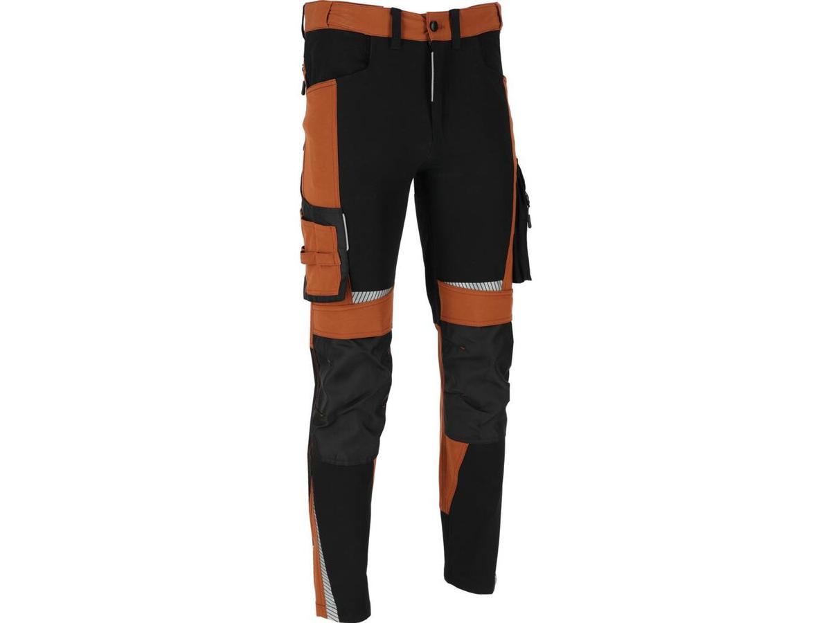 Lahti Werkbroek Pants Stretch - Brown-Black - maat M