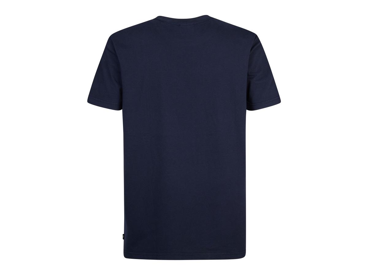 Petrol T-shirt M-1060-TSR258 - XL - Navy Blue - Klassiek heren T-shirt met print