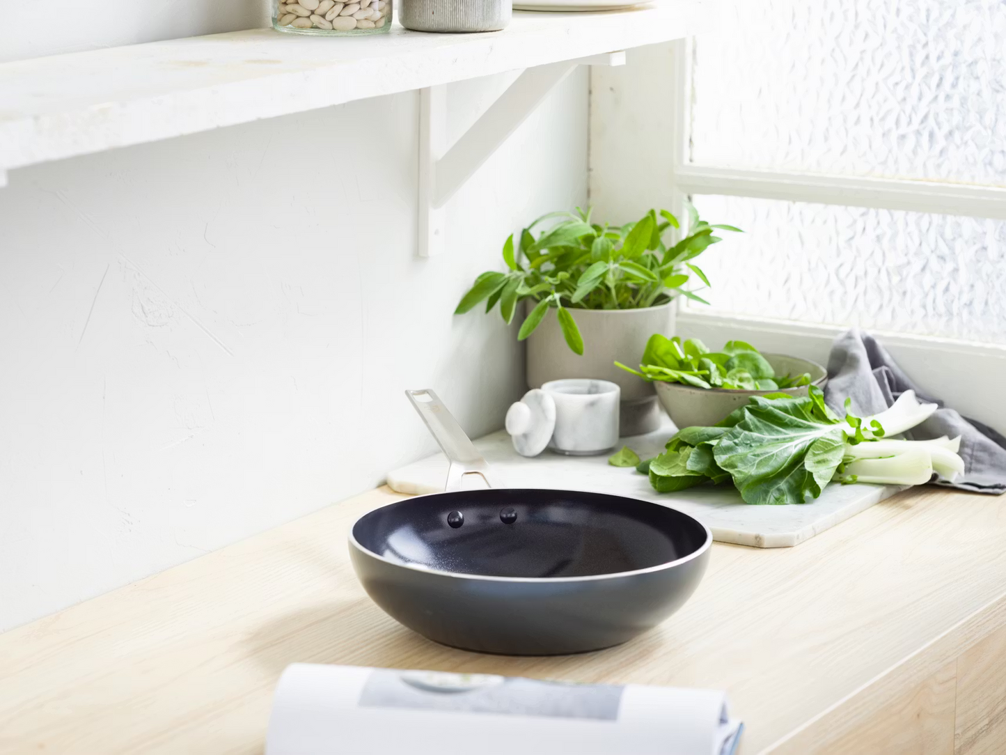 Electrolux Keramische Koekenpan - PFAS-vrij - 28cm - Zwart